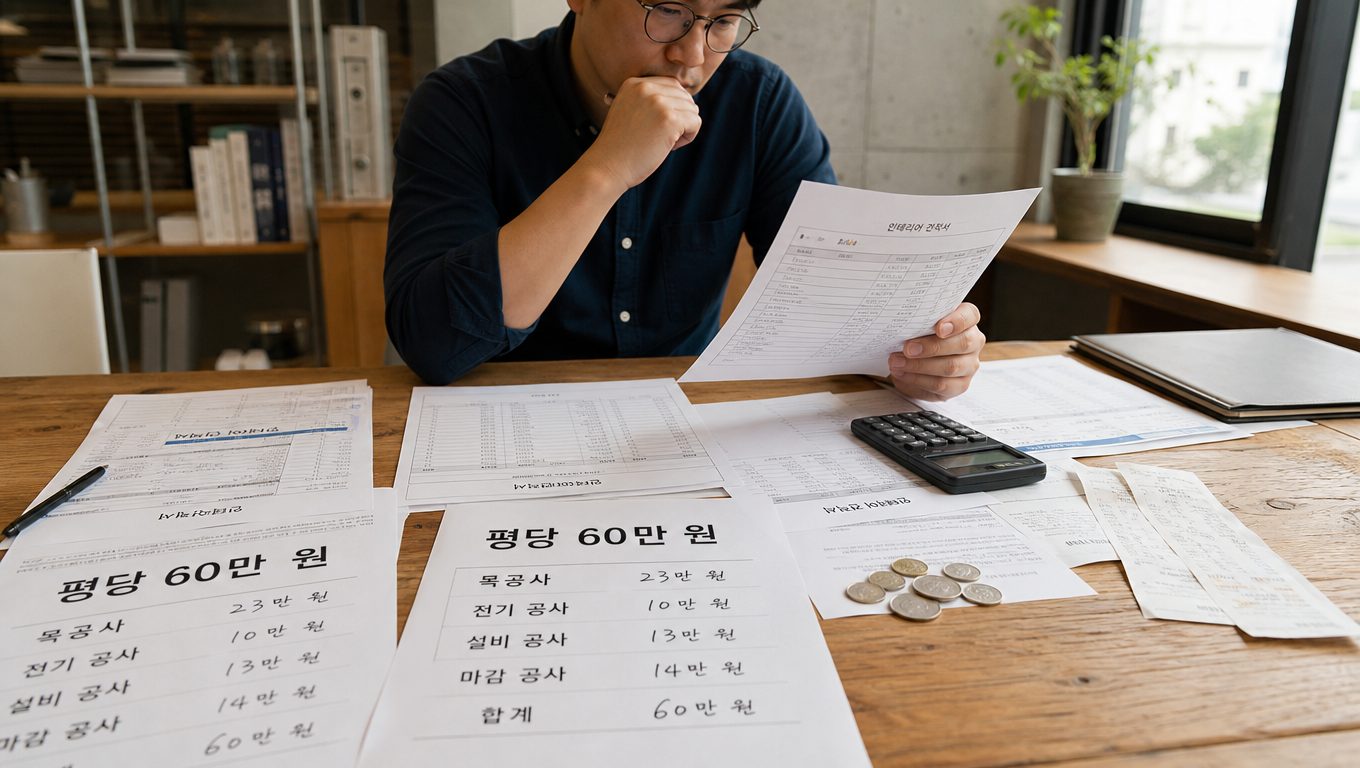 상업 인테리어 비용과 견적을 현실적으로 파악하는 방법