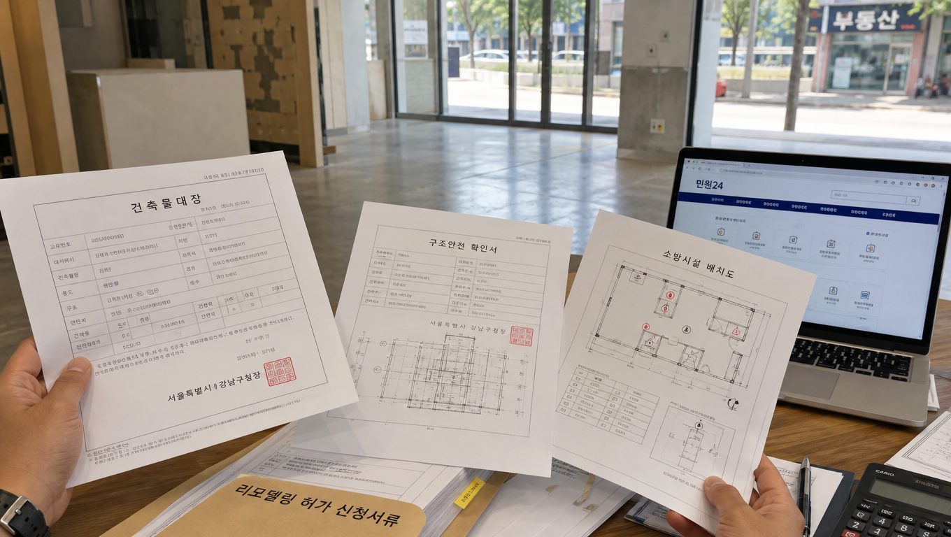 상가 리모델링 허가 서류 확인 방법