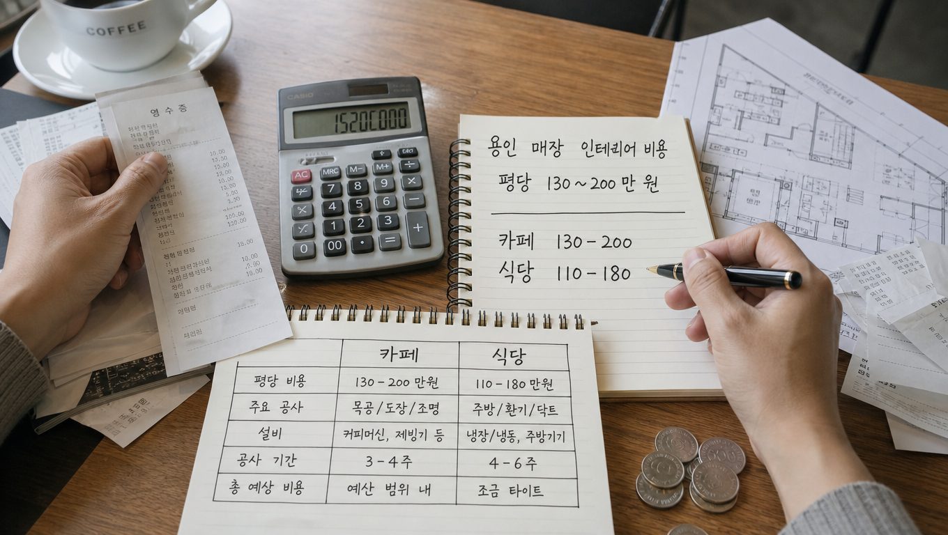 용인 매장 인테리어 비용 가이드