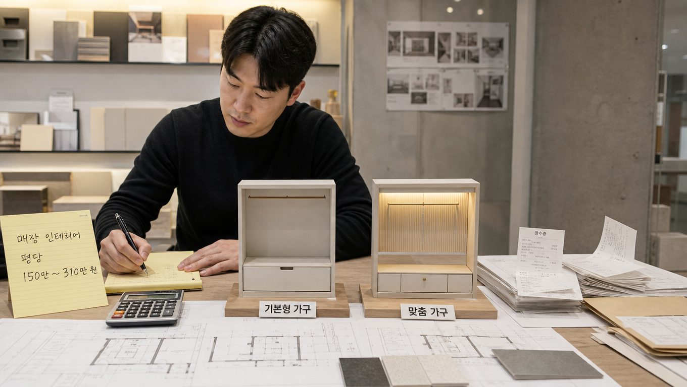 매장 인테리어 시공 비용과 디스플레이 가구 연계 방법