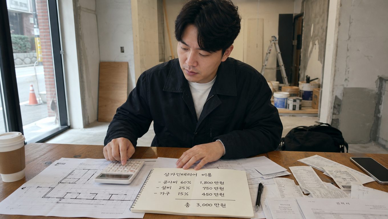 상가 인테리어 비용과 예산 배분 방법: 상가인테리어비용 현실적으로 계획하기