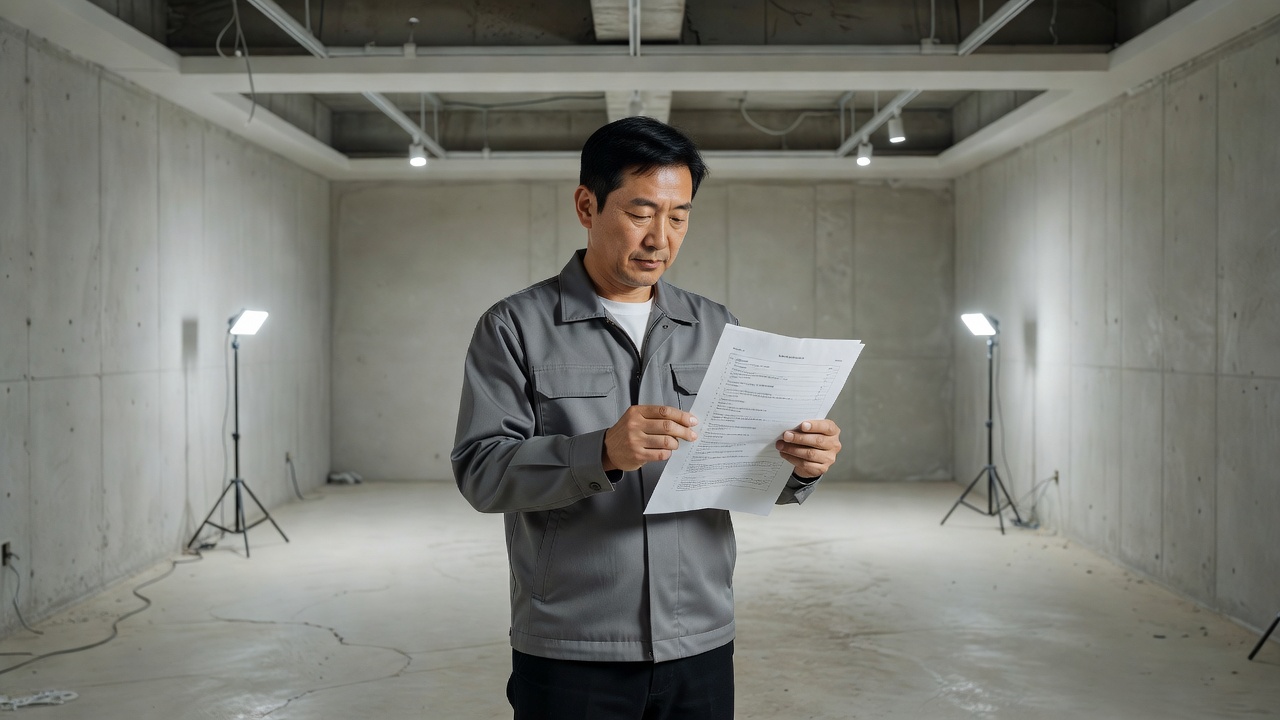상가인테리어견적서 공사 범위 확인