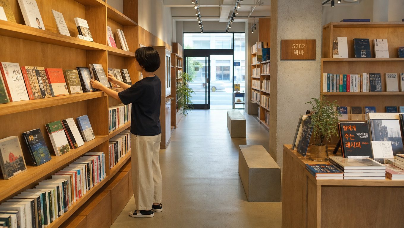 서점인테리어 동선 설계와 디스플레이 방법