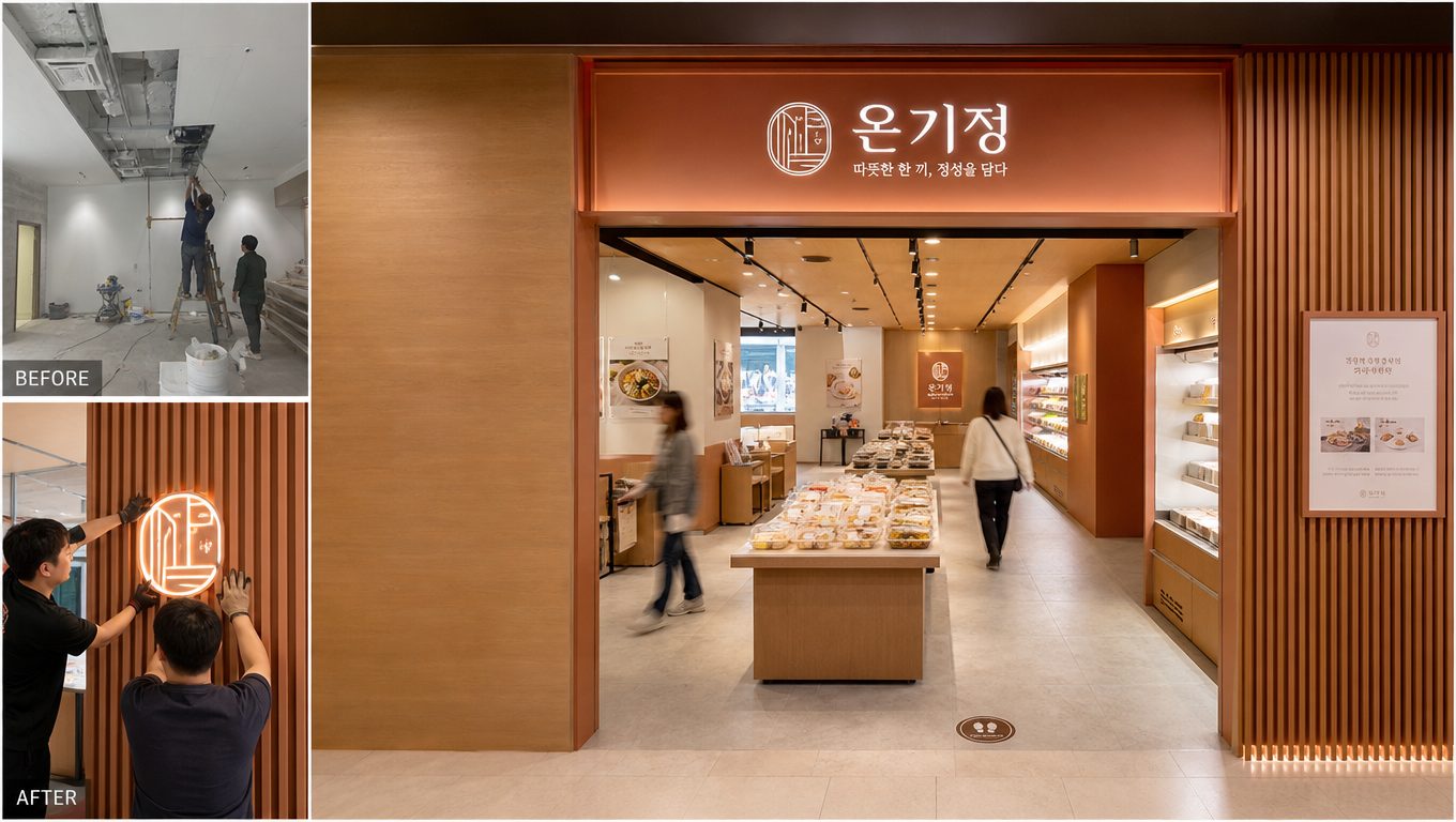 공간브랜딩을 위한 상업공간 인테리어 핵심 포인트