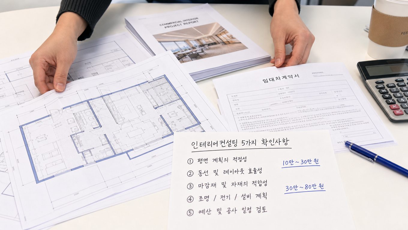 인테리어컨설팅 받을 때 확인해야 할 5가지 항목