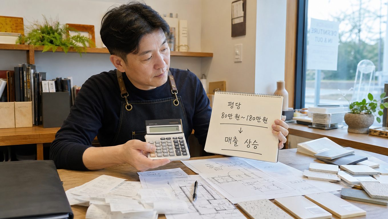 매장 인테리어 비용이 매출 상승에 미치는 영향 분석